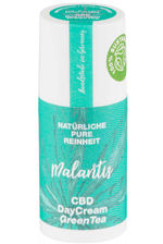 1.Malantis CBD Gesichtscreme Grüntee mit Hyaluronsäure