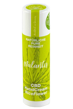 4.Malantis CBD Handcreme Riceflower