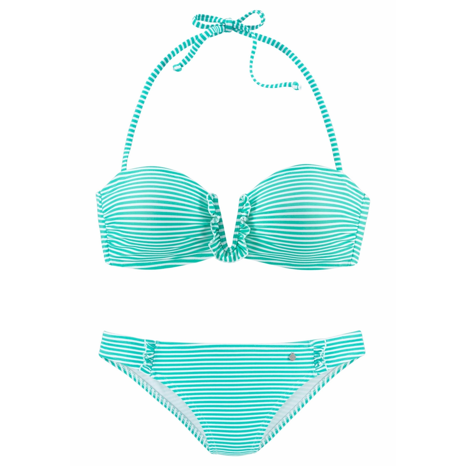 Bandeau Bikini s OliverREDLABEL mint weiss 18639769