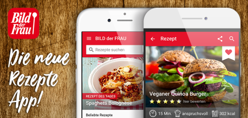 Grafik Header Landingpage rezepte app