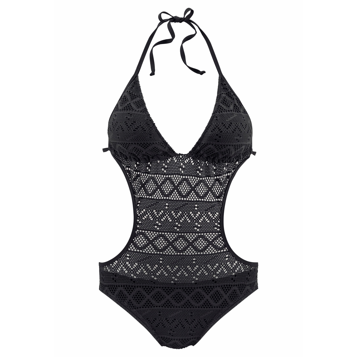 Monokini LASCANA schwarz 23389421