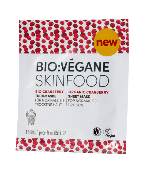 bio vegane Cranberry Maske