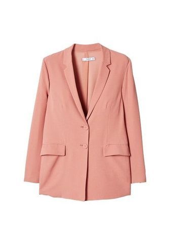 mango legerer blazer mit struktur orange 0